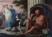 unknow artist Oil painting of Diogenes by Pugons USA oil painting artist